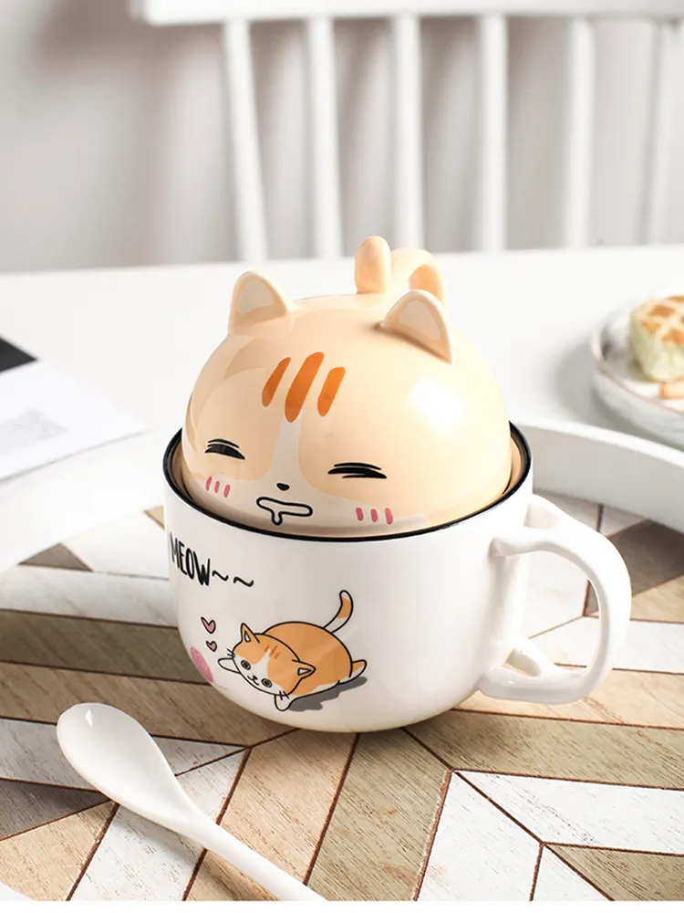 Whimsical Ceramic Couple Mug: Corgi & Shiba Inu, Perfect for Coffee or Tea, Ideal Home Decor for Animal Lovers